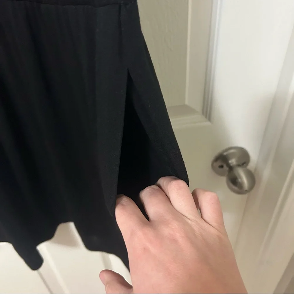 A.L.C. Black Jersey Sleeveless Mini Dress with cutout Size M - Picture 10 of 12